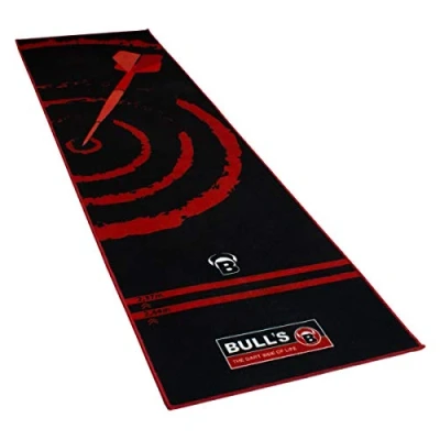 Image of Carpet Mat 140 Red, Dart with Non Slip Rubber Backing, Environmentally Friendly Tournament Official Distance from Dartboard 237 cm x 80 cm, Optimal Protection for Darts and Tips