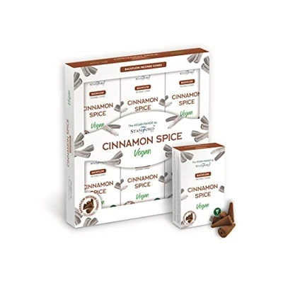 Image of Stamford Vegan Patchouli Incense Backflow Cones 72 (Cinnamon Spice)