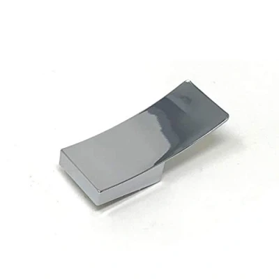 Image of Handle &amp; Home 50mm x 25mm Polished Chrome Square Pull for Kitchen Cabinets Bedroom Bathroom Furniture Cupboards