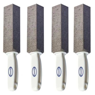 Image of CleanAid Wonderstone Pumice Stone Toilet Cleaner Natural Cleaning Block with Handle Stain, Rust and Limescale Remover for Your Bathroom, Kitchen, Patio Paving or BBQ (with Handle)