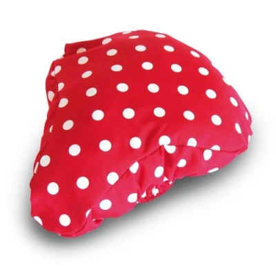 Image of Basil Rosa Bicycle Adult Saddle Cover Red/white