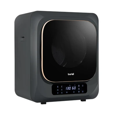 Image of Baridi Small Tumble Dryer, Portable, 2.5kg, Vented, Perfect for Counter Top or Wall Mounted Use with Digital Controls, Compact, Black Mini Spin Dryer DH229