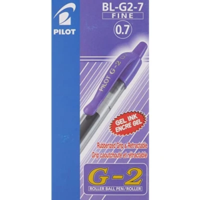 Image of Pilot G207 Retractable Gel Rollerball 0.7 mm Tip (Box of 12) Violet