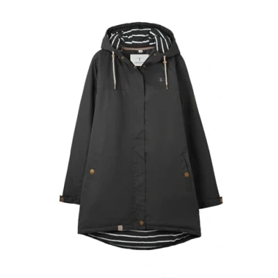 Image of LightHouse Women&#039;s Eva Long Hooded Waterproof Coat Ladies Breathable, Windproof, Mid hip Jacket with Insulated Padding Black 14