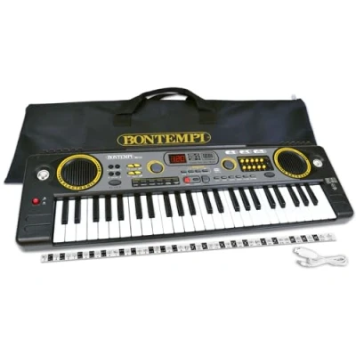 Image of Bontempi School Digital Keyboard 15 4920 with 49 Keys Black