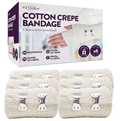 Image of Cotton Crepe Bandages 7.5cm x 4.5m Box of 6