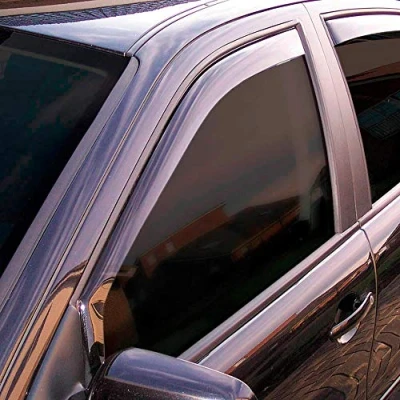 Image of ClimAir Car Comfort Window Visors Dark compatible with Audi Q3 (F3B) 2019