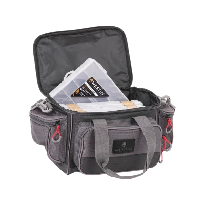 Image of Westin W4 Lure Loader Small Titanium Black Schoudertas (Incl. 4 Tackleboxen) Vistas