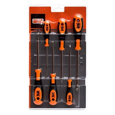 Image of Bahco 606 6 PH/Slotted Screwdriver Set, Multi Colour, Set of Pieces