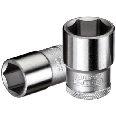 Image of GEDORE Socket, 1/2&quot; 12.5 mm drive, Hexagonal, 36 width, Tool, 19 36, Chrome plated steel