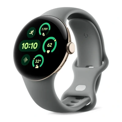 Image of Google Pixel Watch 3 41mm Gold (Grey Strap)