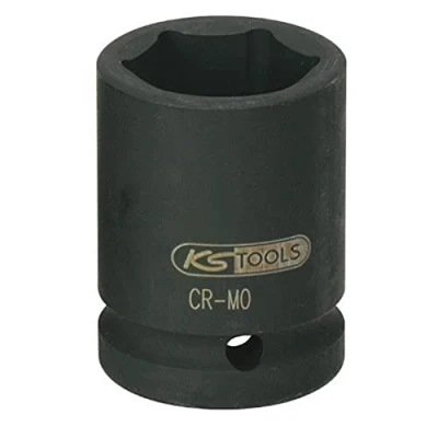 Image of KS Tools 515.1893 Hexagon impact socket, short, 1&quot;, 1.7/16&quot;