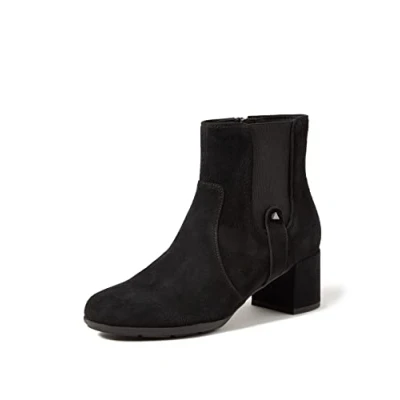 Image of Geox Women&#039;s D New Annya Mid Ankle Boots, Black, 7 UK