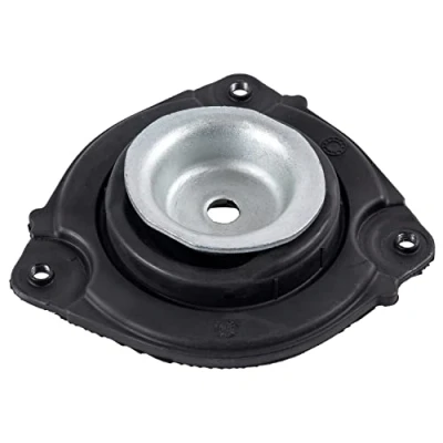 Image of 543201KA0A, 543201KA0B Top strut mount BLUE PRINT ADN180177 Front Axle Right without ball bearing Elastomer NISSAN: Juke, Leaf I, Pulsar Hatchback