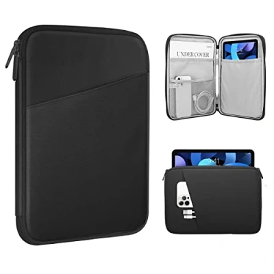 Image of TiMOVO 8 9 Inch Tablet Sleeve Case for All New iPad Mini 7 (A17 Pro, 2024), 6 (8.3 Inch, 2021), 5/4/3/2/1, Portable Protective Pouch Bag Mini, Black
