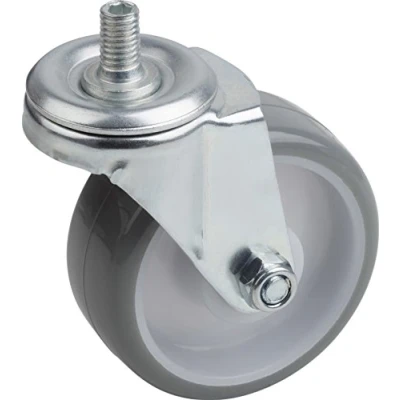 Image of Metafranc 802940 Swivel Castor Diameter 75 mm, Screw, Polyurethane, Roller Bearing, Einzelpack