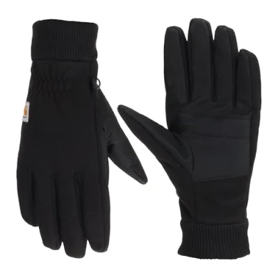 Image of Carhartt Men&#039;s C Touch Cold Weather Gloves, Black, S