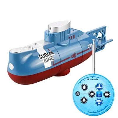 Image of Rvtkak RC Mini Submarine 6 Channels Remote Control Under Water Ship Model Kids Educational Toy Gift for Children