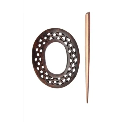 Image of KnitPro Exotica Shawl Pin/ Stick, Viola