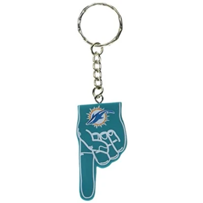 Image of Miami Dolphins #1 Finger Keychain