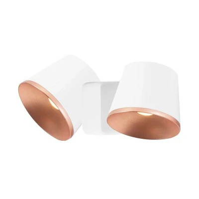 Image of Drone Integrated LED Dome Wall / Ceiling Light White, Copper