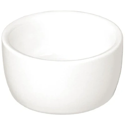 Image of Olympia White Ware Butter Pads 62mm Porcelain Dish Plates Innovative Design 12pc