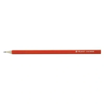 Image of 1 X [Pack 12] Pencil HB Red Barrel + A FREE PEN