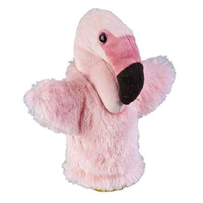 Image of Ravensden Flamingo Plush Hand Puppet 30cm