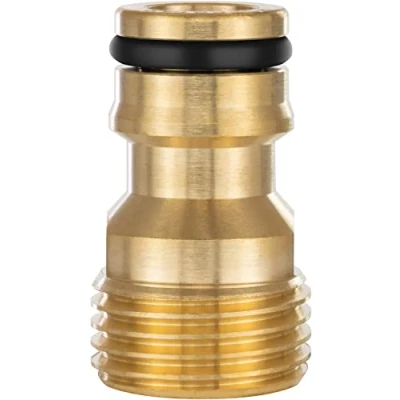 Image of Poppstar Water Adapter with 1/2 inch External Thread and Coupling for Garden Hose (Compatible Gardena)