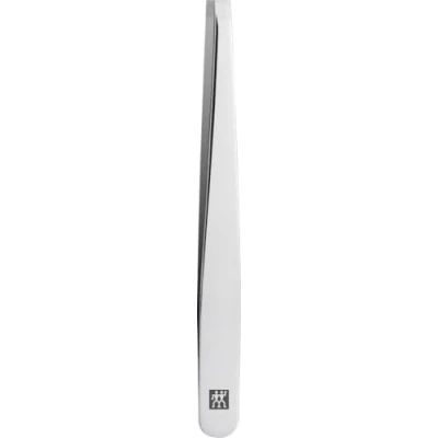 Image of ZWILLING Straight tweezers for precise eyebrow hair removal, polished stainless steel, 90 mm