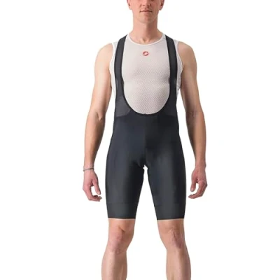 Image of CASTELLI 4523003 010 ENTRATA 2 BIBSHORT Men&#039;s Shorts Black XXXL