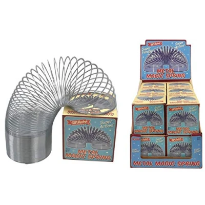 Image of KandyToys SupeRetro Metal Magic Spring Kids Slinky Toy Retro Toys