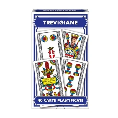 Image of Teorema Trevisane Deck of Cards (Italy), consisting 40 Regional Playing Plasticized