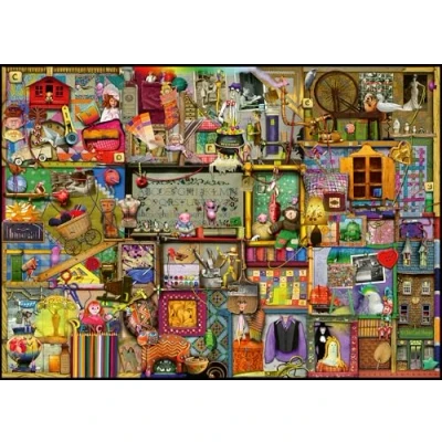 Image of Ravensburger Puzzle 2D 1000 elementów: Szafka z rękodziełem, Nowy design