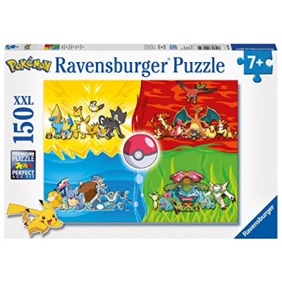 Image of Ravensburger Pokemon 150 Piece Jigsaw Puzzle with Extra Large Pieces for Kids Age 7 Years and Up
