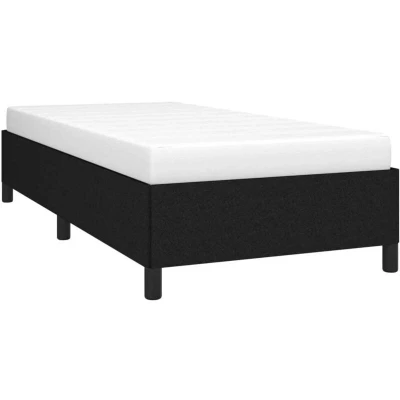Image of Vidaxl Bed Frame without Mattress Black 90x190 cm Single Fabric