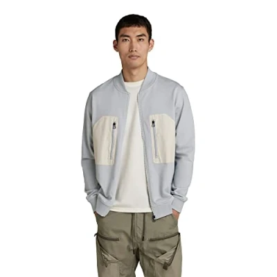 Image of G STAR RAW Men&#039;s Tweeter Bomber Zip, Grey (magnesium D21570 D136 1328), M