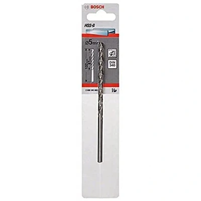 Image of Bosch Professional 1x HSS G Metal Drill Bit (for metal, Ø 5 mm, Robust Line, Accessory Driver)