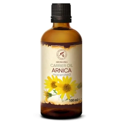Image of Arnica Oil 100ml Montana Flower Extract 100% Pure &amp; Natural Cosmetic Massage Oils for Skincare Bodycare