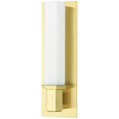 Image of Walton 1 Light Bath Bracket Brass, Glass