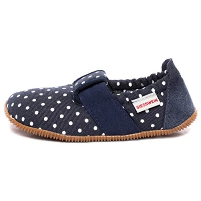 Image of Giesswein Unisex Kids Silz Slim Fit Flat Slippers, Dark Blue, 10.5 UK Child