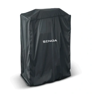 Image of Severin Senoa Grill Cover for Standing Grills, Made of Waterproof 600D Oxford Fabric, Robust Against Weather, Black, ZB 8122