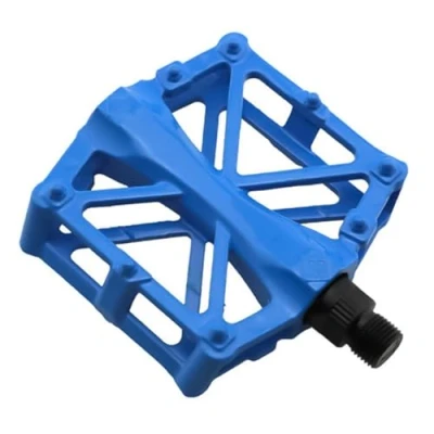 Image of VOANZO Bike Pedals, Bicycle Pedals Aluminum Antiskid Durable Mountain MTB BMX Cycling (Blue)