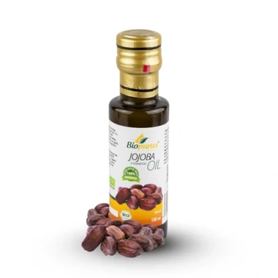 Image of Certified Organic Cold Pressed Jojoba Seed Cosmetic Oil 100ml Biopurus