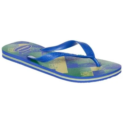 Image of Havaianas Unisex Brasil Fresh, Marine Blue/Marine Blue, 2