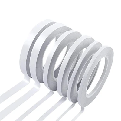 Image of YISUMEI Double Sided Tape 6 Rolls 3 Sizes Adhesive Sticky Craft each roll 25 meters Long,Wide 6mm/9mm/15mm