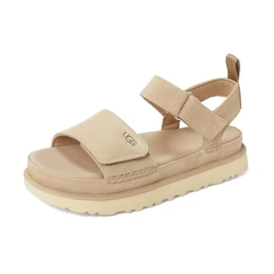 Image of UGG Women&#039;s Goldenstar Sandal, Sand, 4 UK