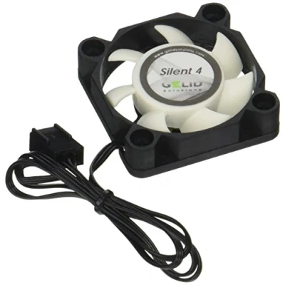Image of GELID Solutions Silent 4 3 Pin Fan of 40mm for Standard Case Operation Optimized Blades High Airflow &amp; Static Pressure.