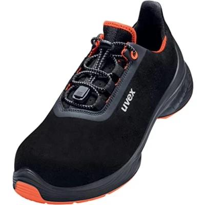 Image of Uvex 1 G2 S2 Work Shoes for Men and Women Especially Strong Cushioning Black Size: 5 UK