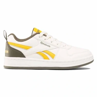 Image of Reebok Boys Royal Prime 2.0 Sneaker, Chalk Clayel Armgrn, 5 UK